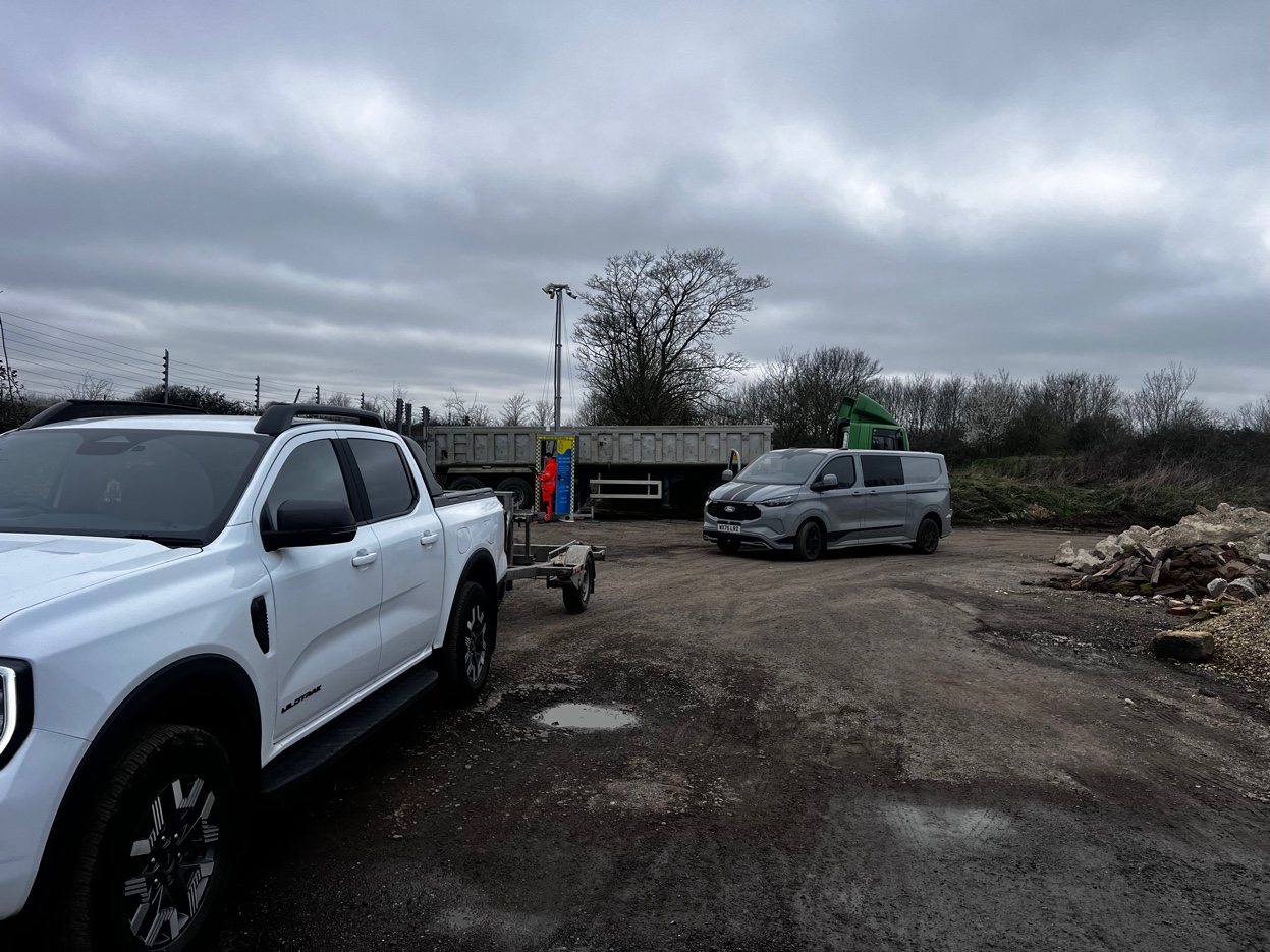 Risk Secured CCTV tower deployed at fly-tipping investigation, Throckmorton